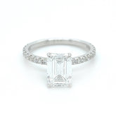 3.65 CT. Engagement Diamond Ring 14K - White Carat - USA & Canada